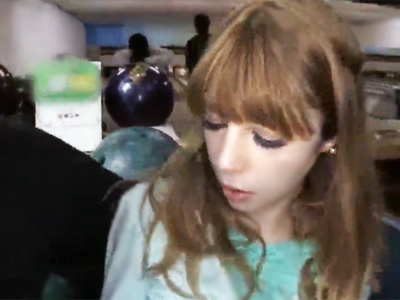 ハーフヤリマンをノーパンバイブ固定で連れ回してボウリング場パコｗ