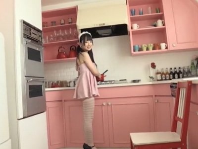 「おはようございます！」朝から黒髪ツインテのちっぱいメイドに無茶ぶりイラマ＆潮吹き電マ