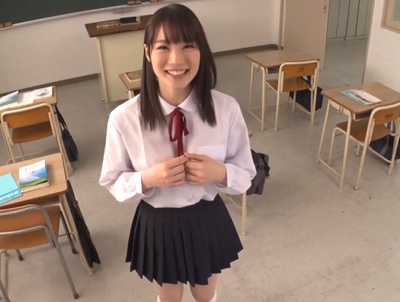 「もうすぐうちの学校の文化祭です♡」男子生徒たちに卑猥な衣装を着させられた女子校生が同級生たちの餌食に！